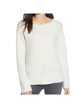 CHELSEA28 Rib Metallic Sweater